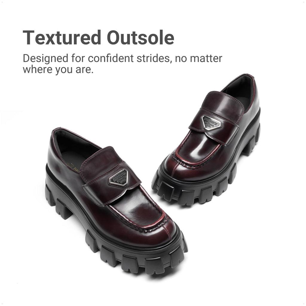 DREAM PAIRS Women's Chunky Loafers Platform Outfit Shoes