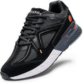 FitVille Mens Wide Fit Walking Shoes Extra Wide Arch Fit Heel Pain Relief
