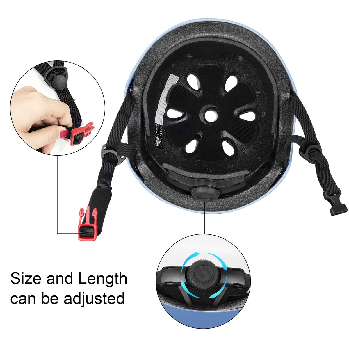 Besttravel Kids Helmet, Toddler Helmet Adjustable Toddler Bike Helmet Ages 3-8 Years Old Boys Girls Multi-Sports Safety