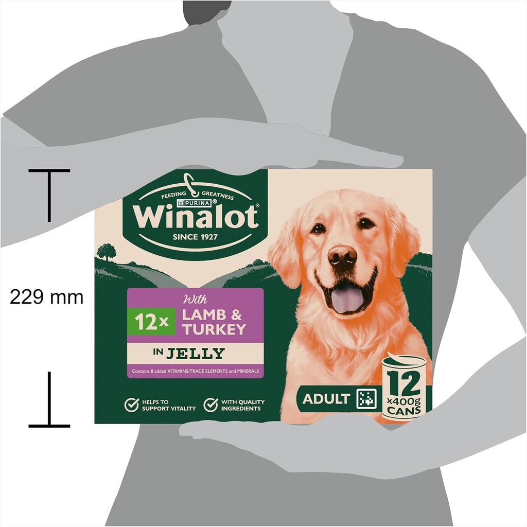 WINALOT Sunday Dinner Mixed in Gravy Wet Dog Food Pouches 40x100g