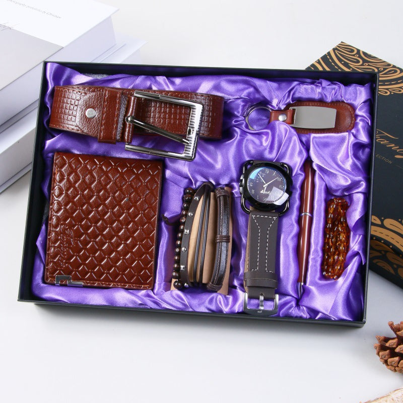 Men's Gift Set - Belt and Wallet Gift Box for Boyfriend, Christmas or Valentine's Day
