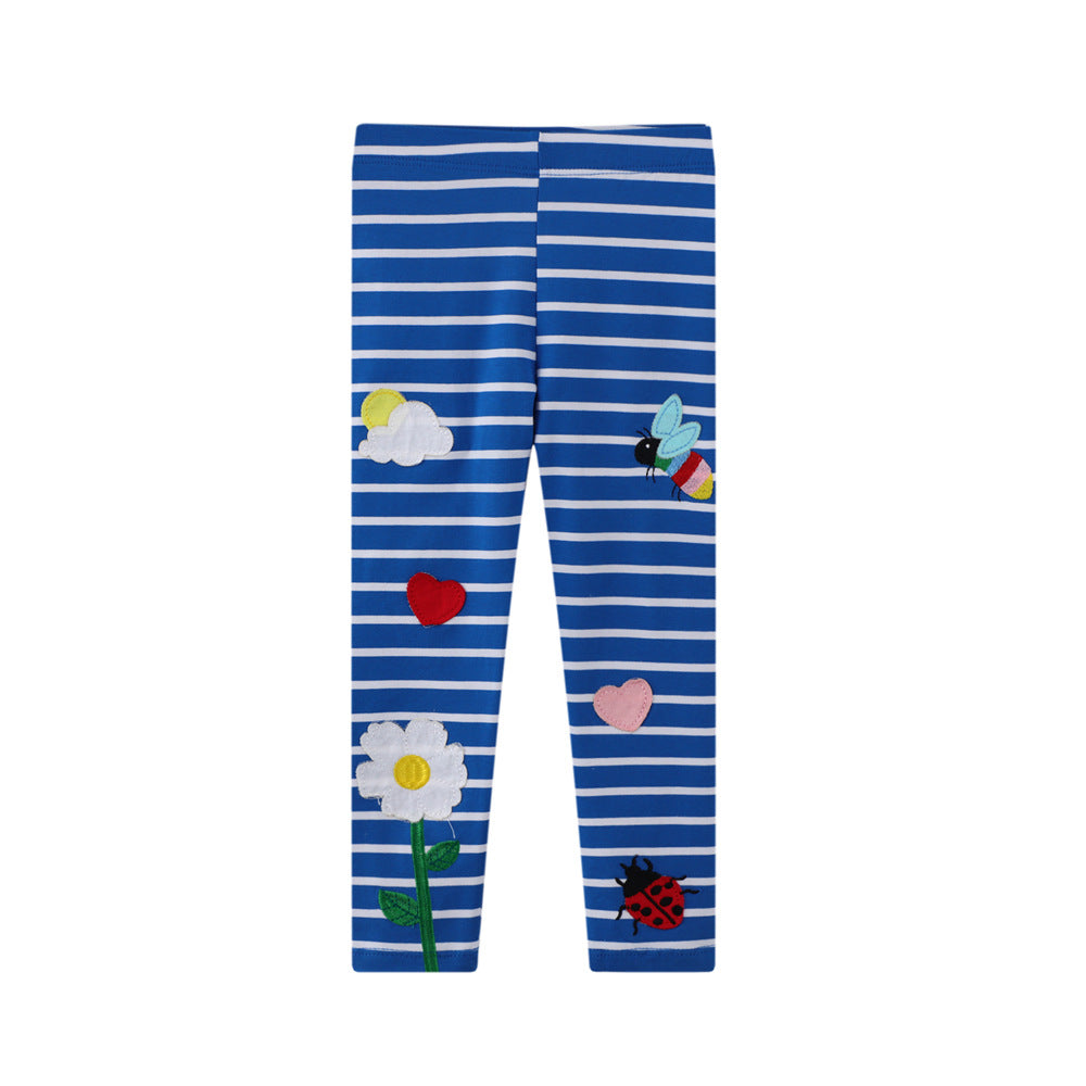 Baby Cotton Leggings - Thin Knitted Trousers for Spring, Summer and Autumn