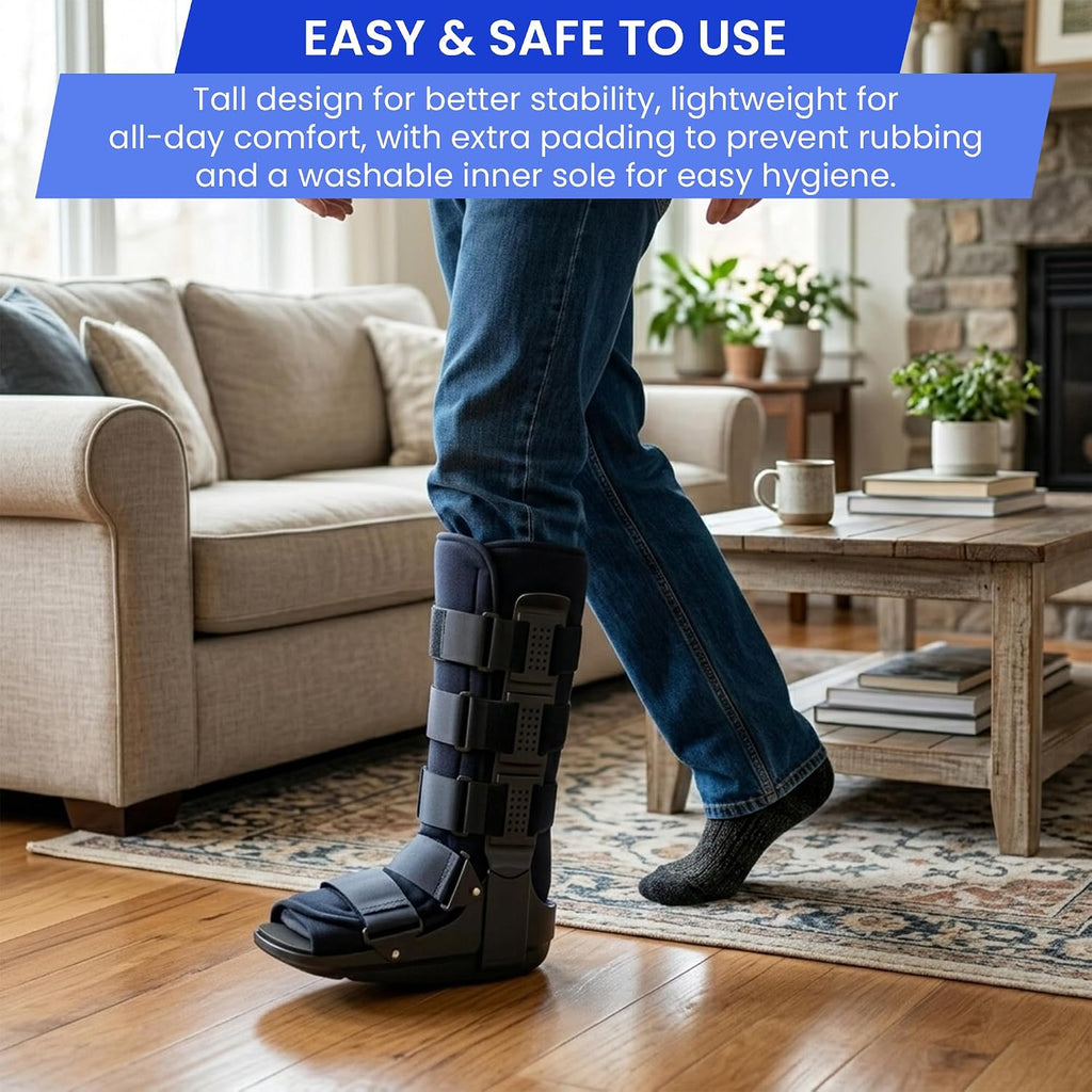 Walking Boot Tall Fracture Ankle Support Post Surgery Medium THUASNE Select Walker