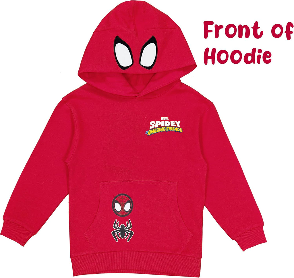 Marvel Spidey Boys Hoodie Personalised Spiderman Hoody with Initial