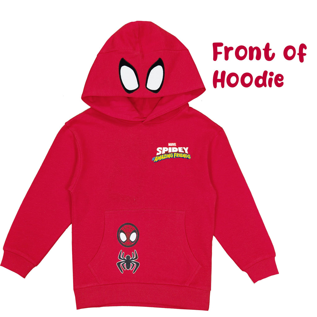 Marvel Spidey Boys Hoodie Personalised Spiderman Hoody with Initial