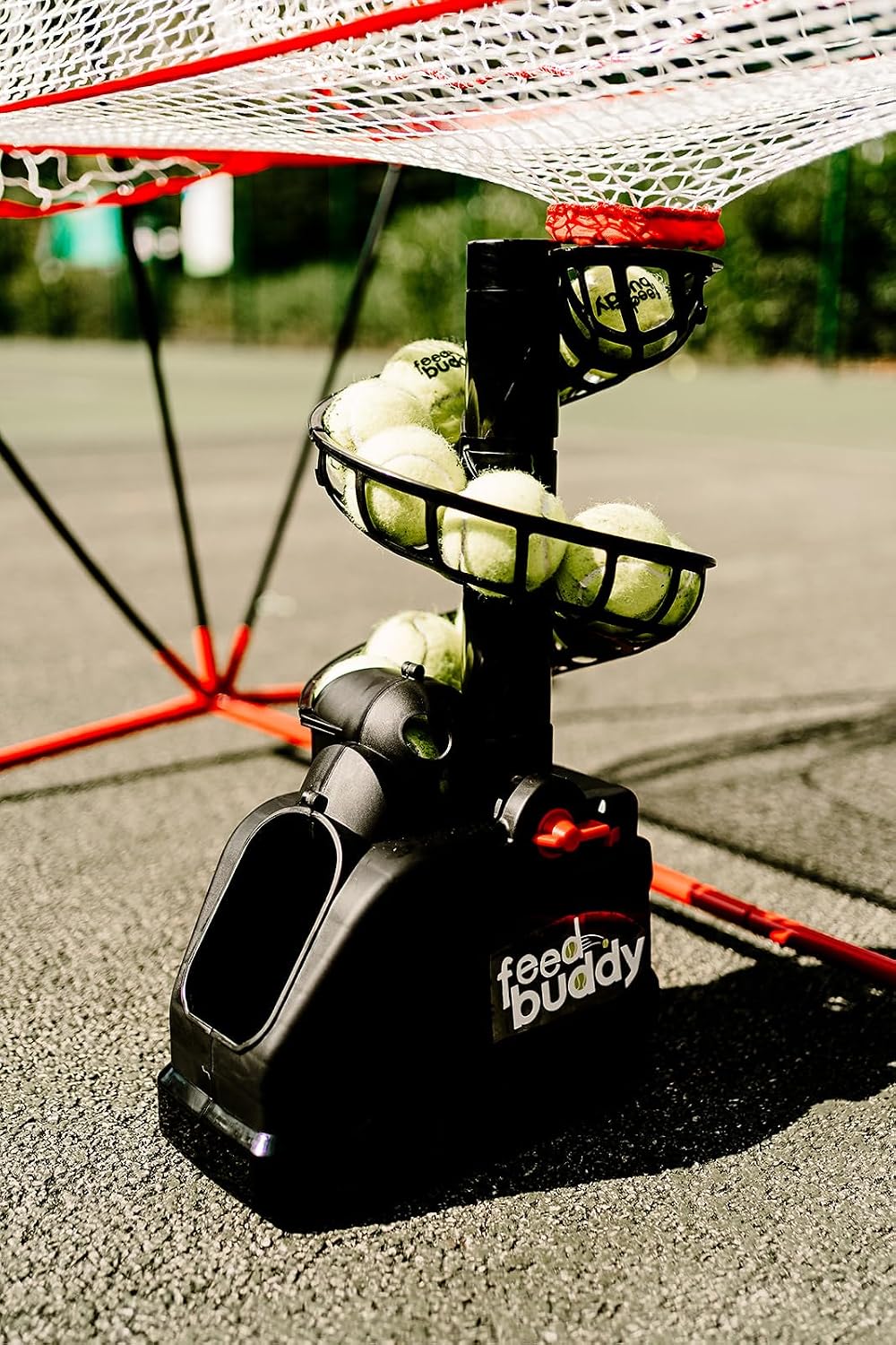 Feed Buddy Automatic Tennis Ball Machine – Portable Solo Practice Trainer