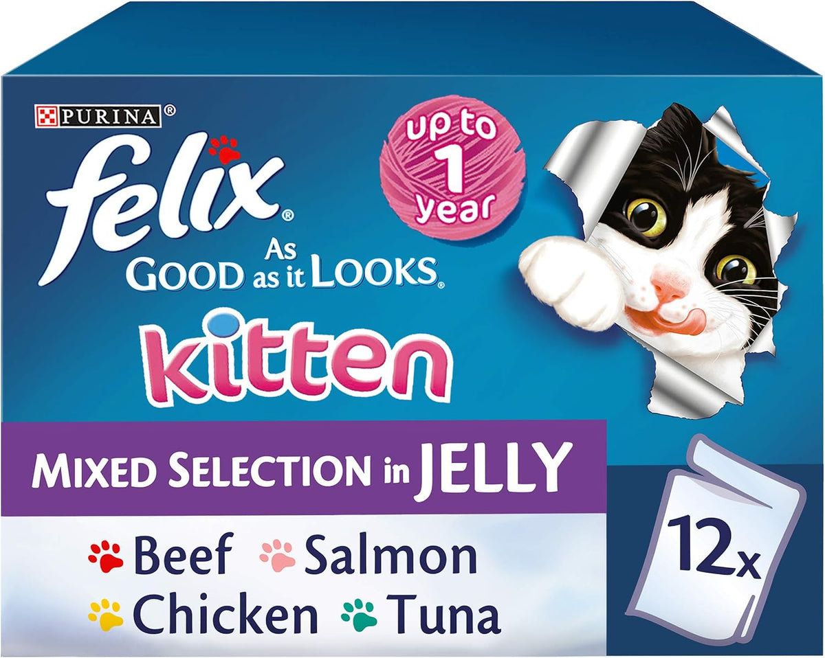 FELIX Doubly Delicious Countryside Selection in Jelly Wet Cat Food 40x85g