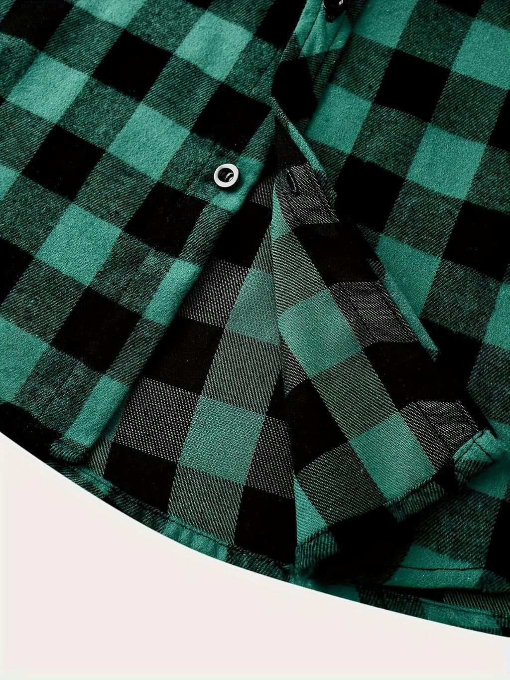 Men's Casual Plaid Hooded Shirt with Chest Pocket & Adjustable Drawstring - Stylish Long Sleeve Fall Casual Button-Up