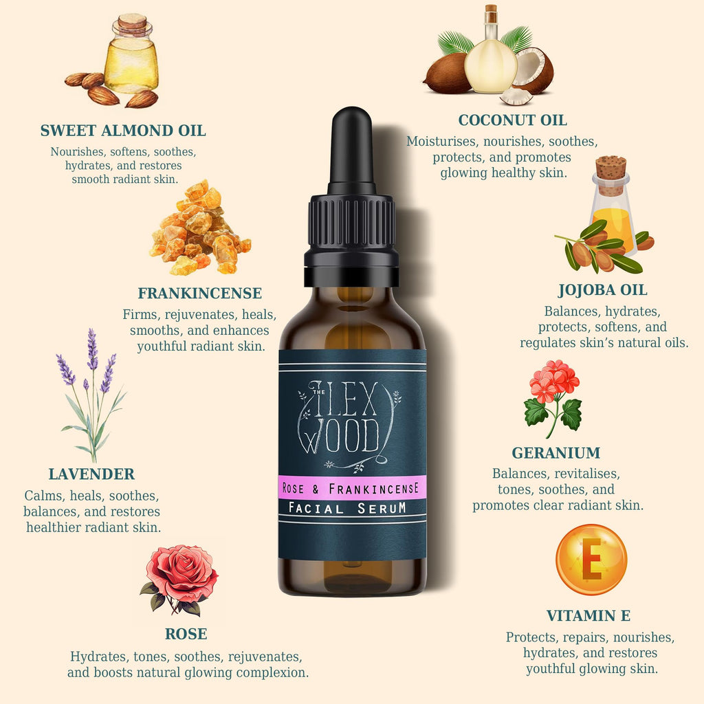 The Ilex Wood Rose & Frankincense Face Cream – Natural Moisturiser 60ml
