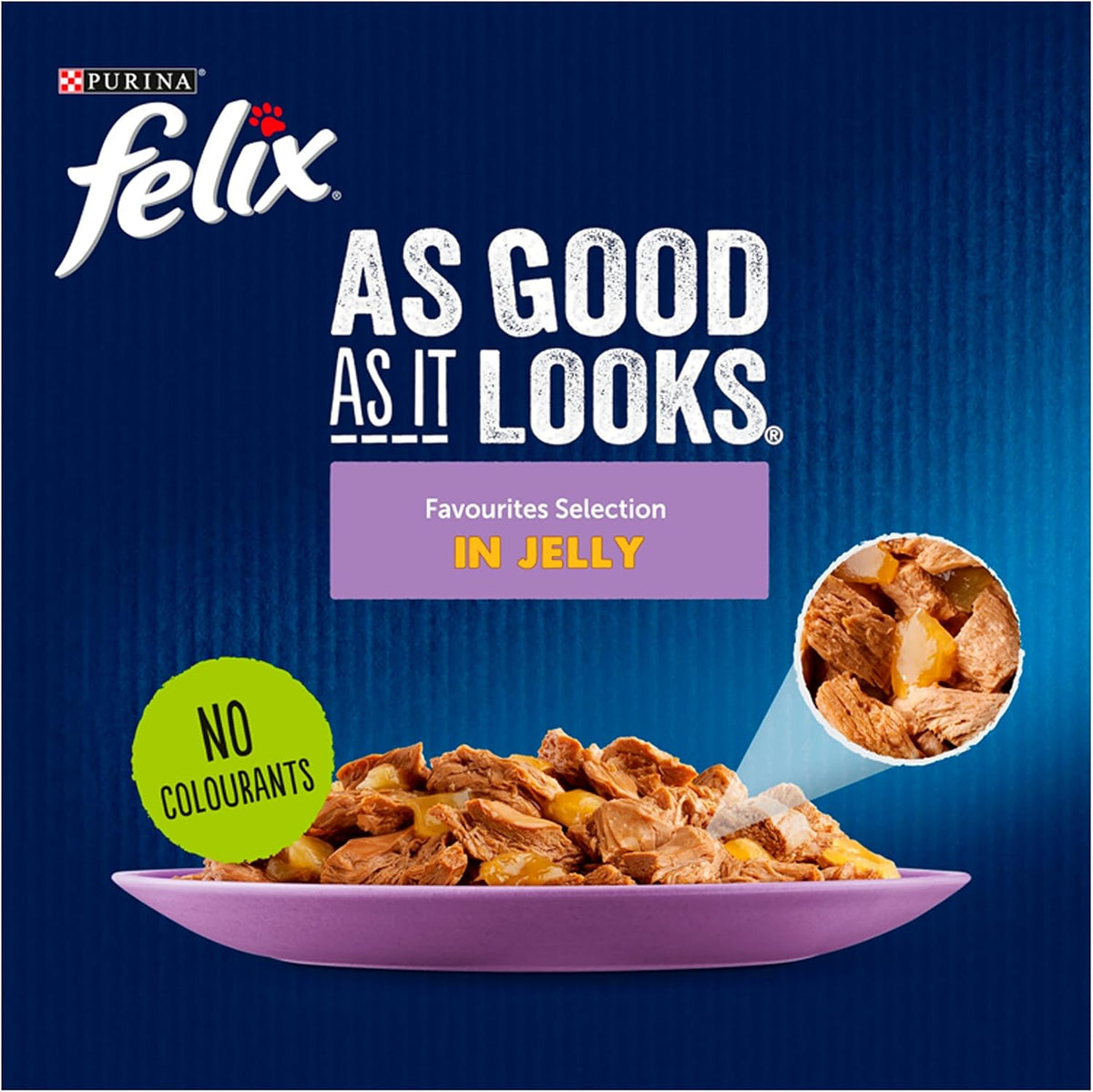 FELIX Doubly Delicious Countryside Selection in Jelly Wet Cat Food 40x85g