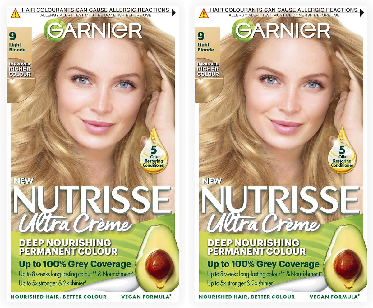 Garnier Nutrisse Ultra Color Permanent Hair Dye, 4.15 Iced Coffee Brown