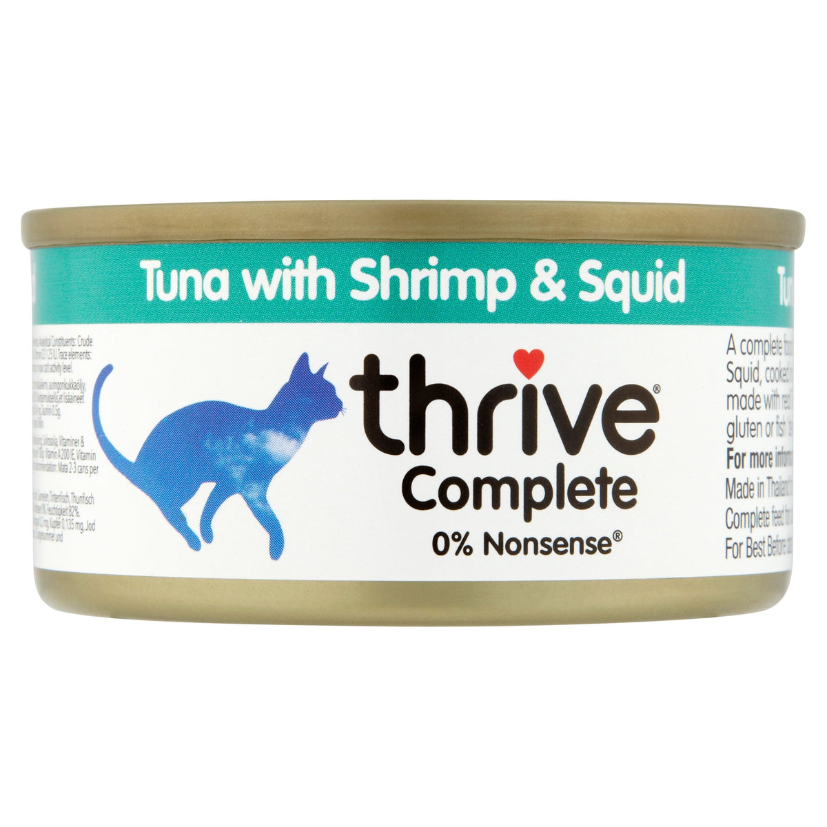 Thrive Complete Tuna with Salmon Wet Cat Food Cans – Adult & Senior – 6 x 75g