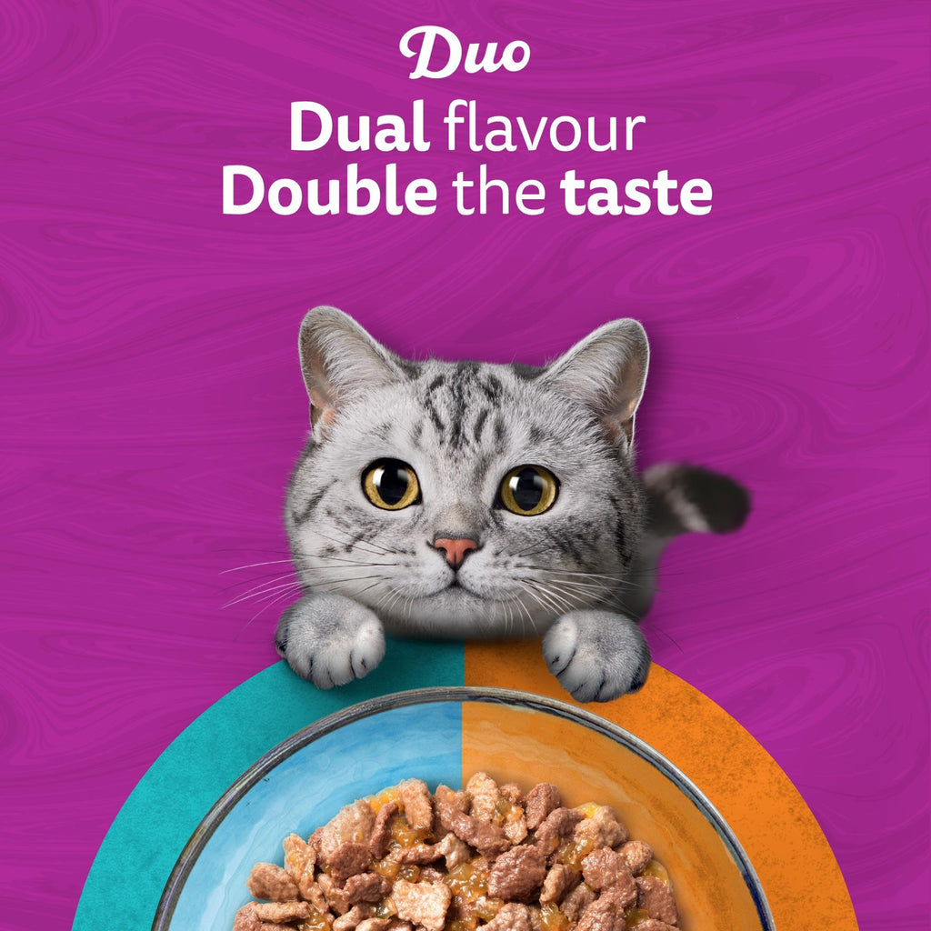 WHISKAS DUO Adult Wet Cat Food in Jelly 40x85g Surf & Turf