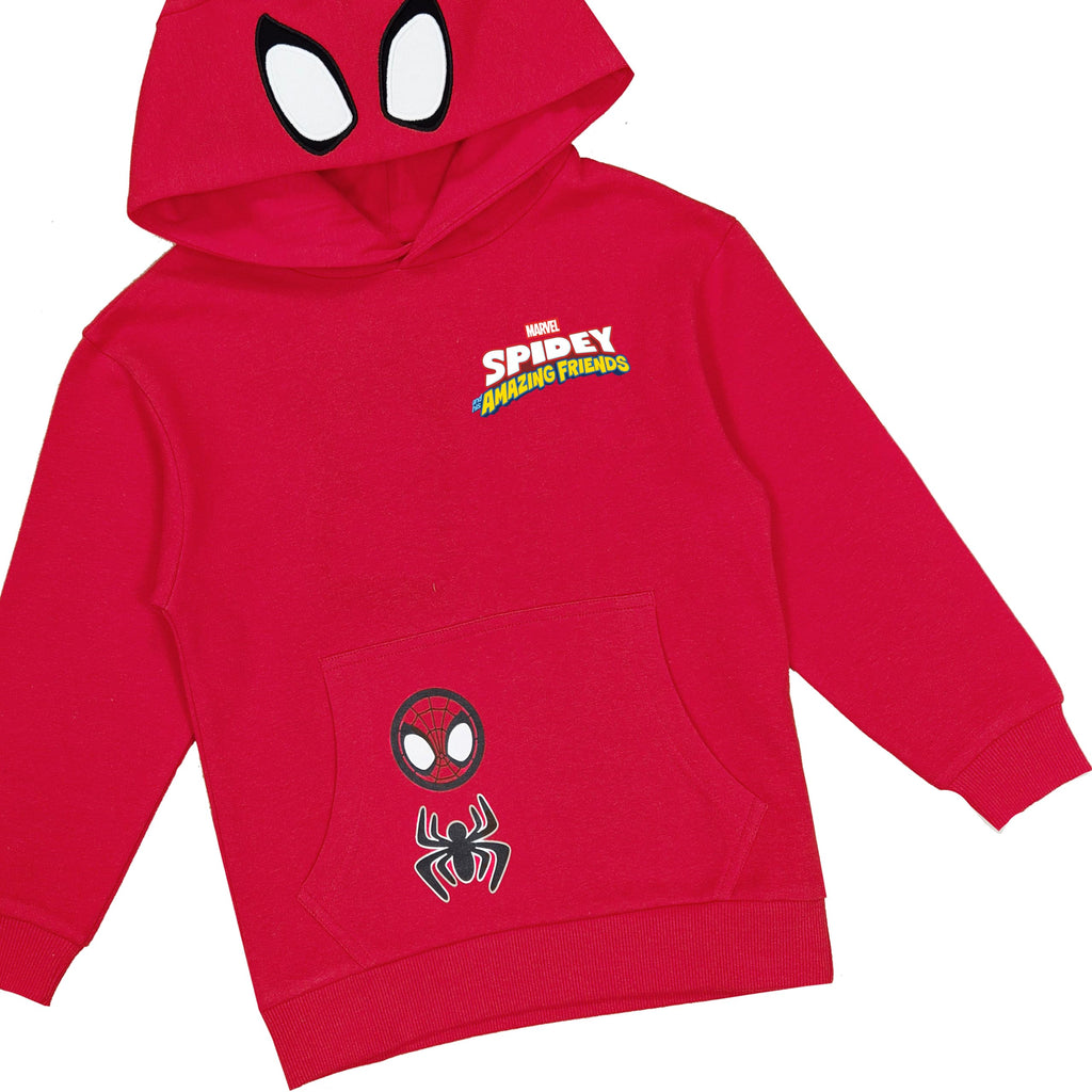 Marvel Spidey Boys Hoodie Personalised Spiderman Hoody with Initial