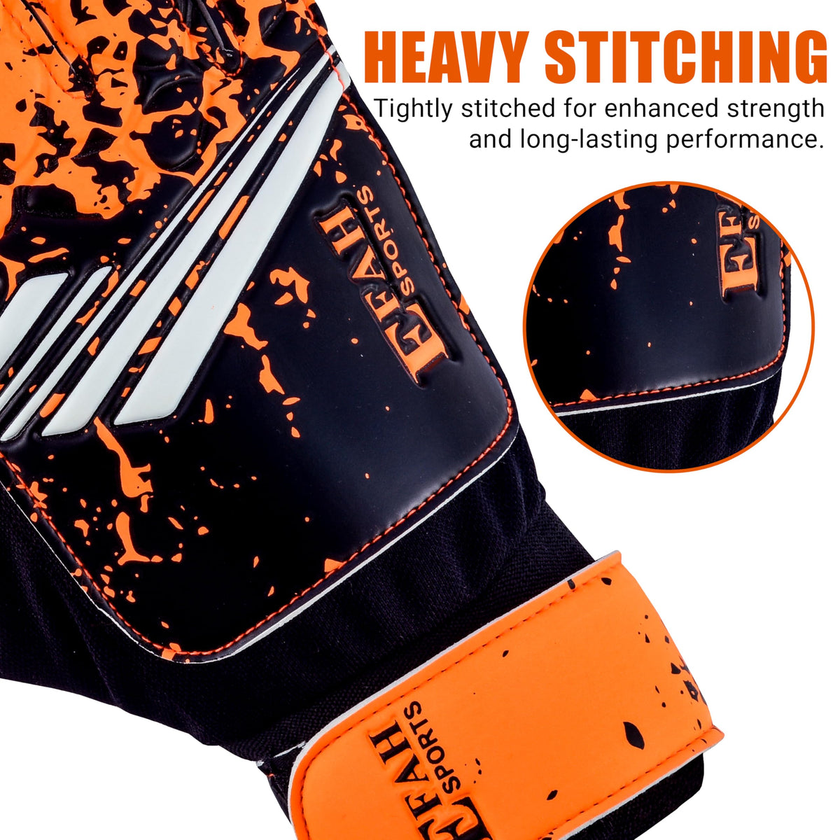 Football Goalkeeper Gloves for Boys Kids Youth with Super Grip