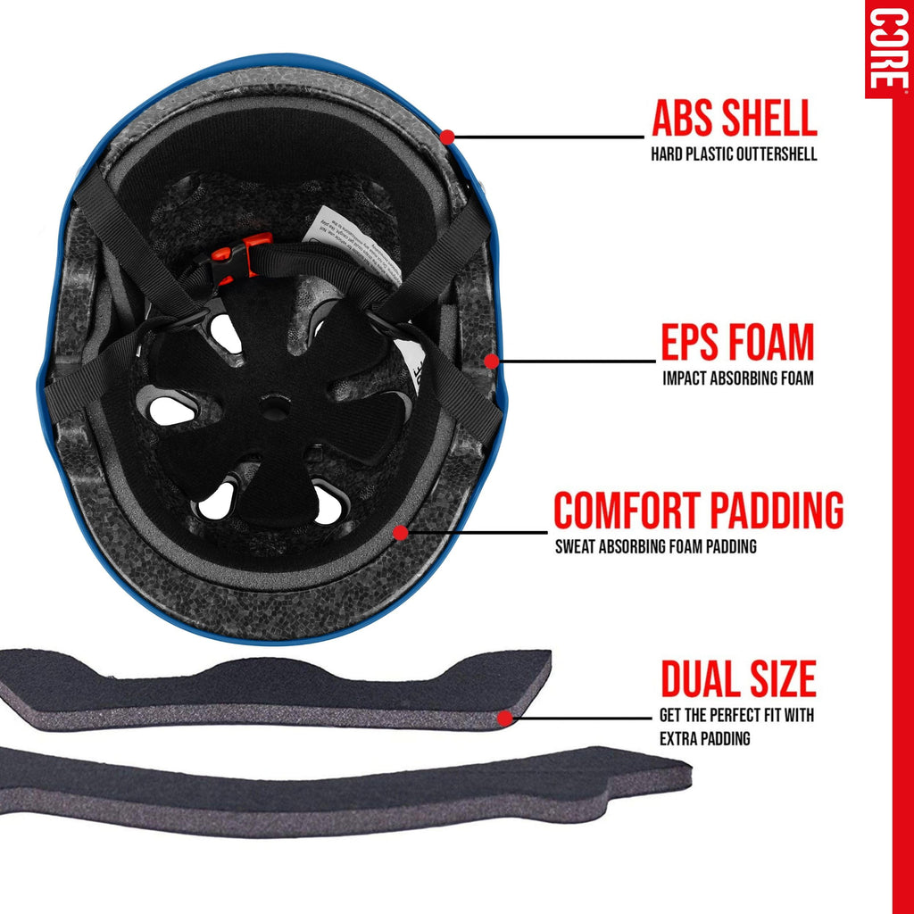 CORE Protection Helmet Skate/BMX/Bike/MTB/Roller Derby/Scooter