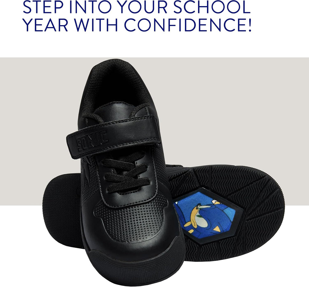 Sonic The Hedgehog Boys School Shoes | Boys Trainers
