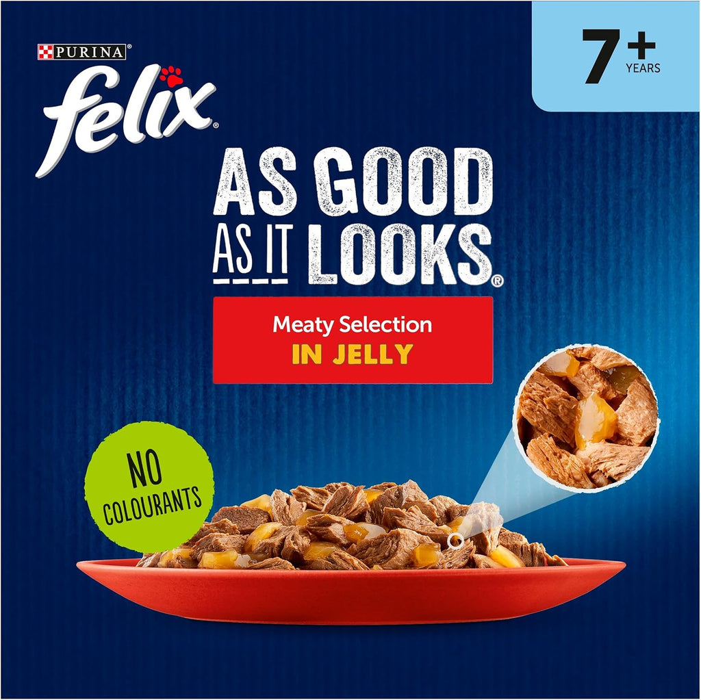 FELIX Doubly Delicious Countryside Selection in Jelly Wet Cat Food 40x85g