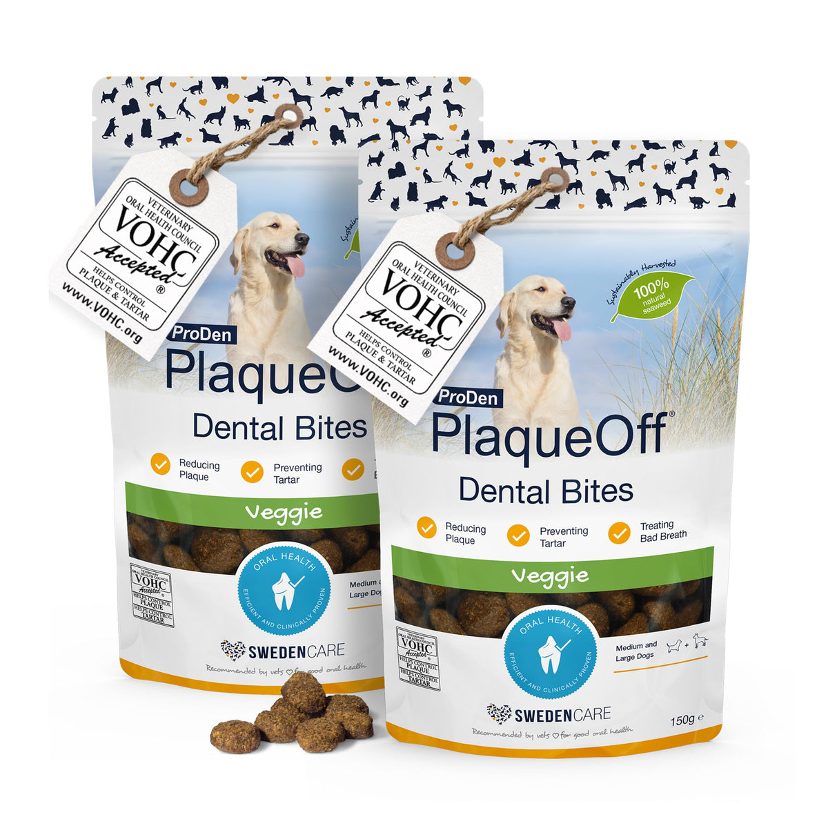 ProDen PlaqueOff 180g Powder for Dogs - VOHC Accepted 18-Month Supply
