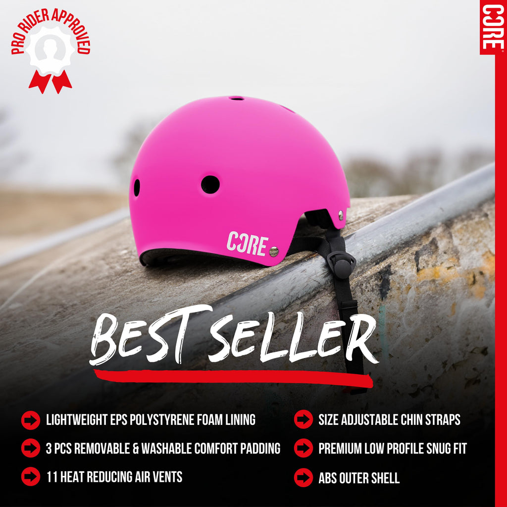 CORE Protection Helmet Skate/BMX/Bike/MTB/Roller Derby/Scooter
