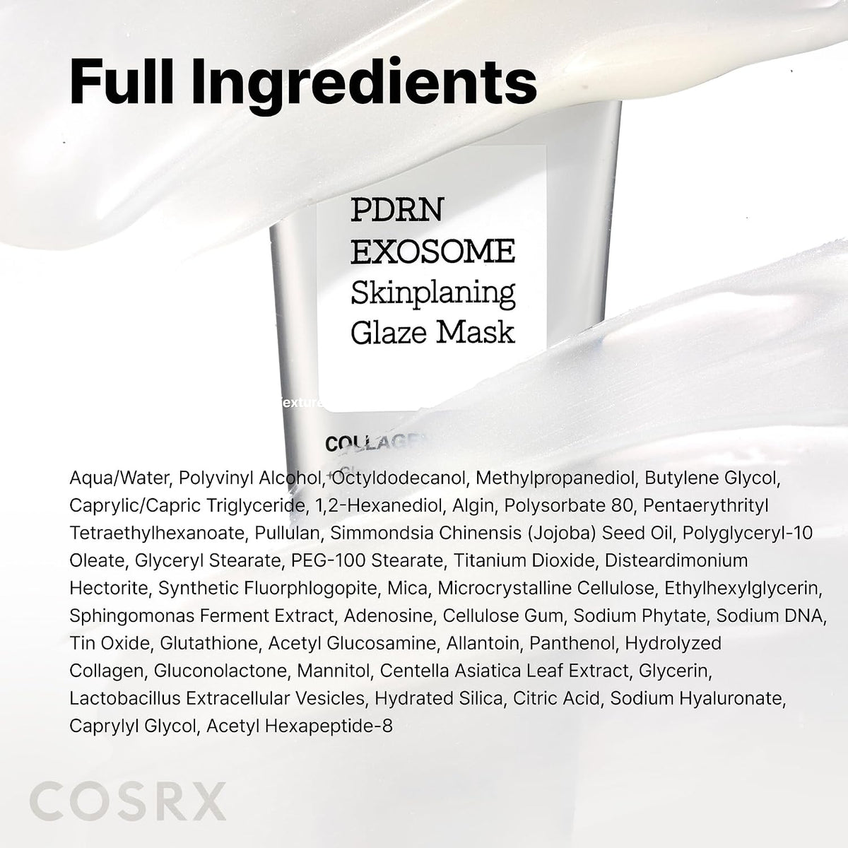COSRX PDRN Exosome Skinplaning Glaze Mask 50ml (Brush Included)