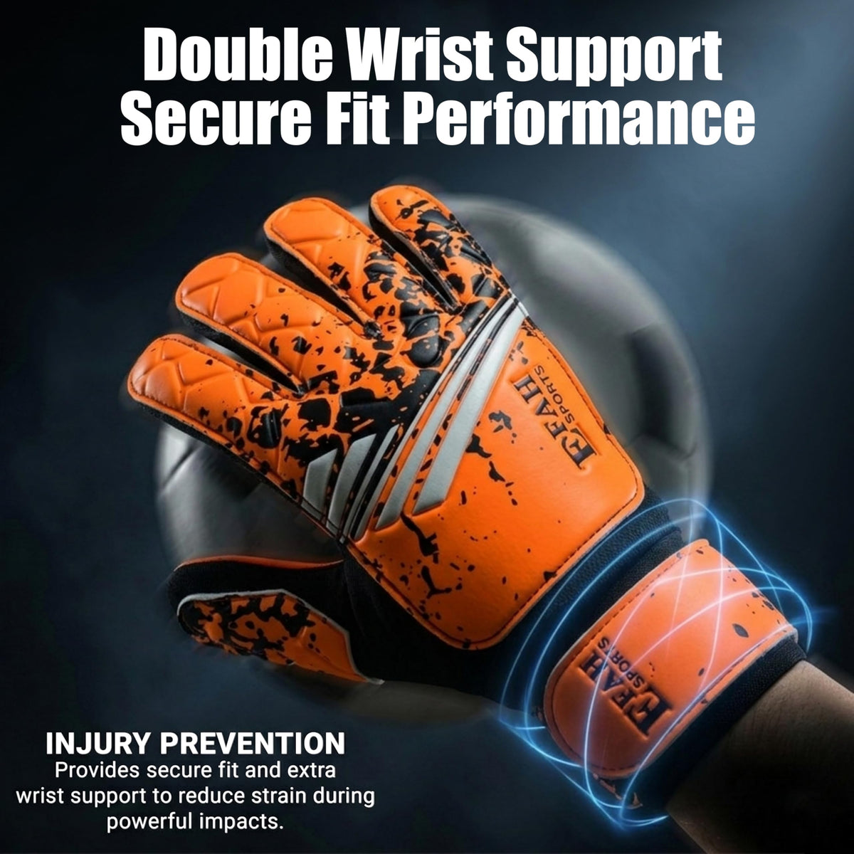 Football Goalkeeper Gloves for Boys Kids Youth with Super Grip
