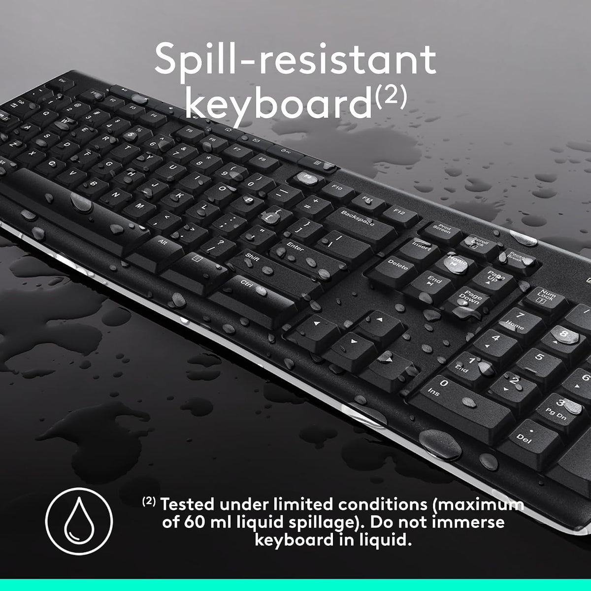 Logitech MK270 Wireless Keyboard and Mouse Combo for Windows