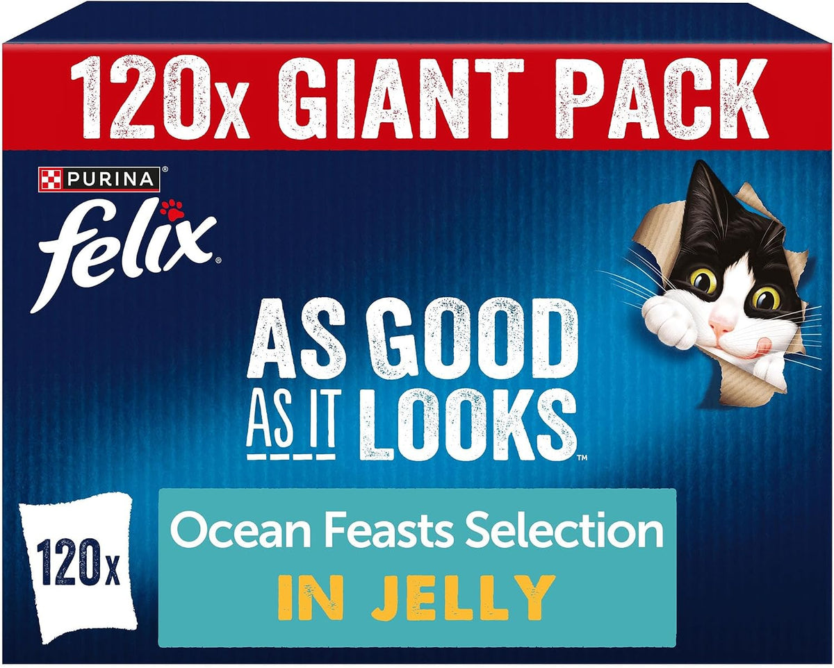 FELIX Doubly Delicious Countryside Selection in Jelly Wet Cat Food 40x85g