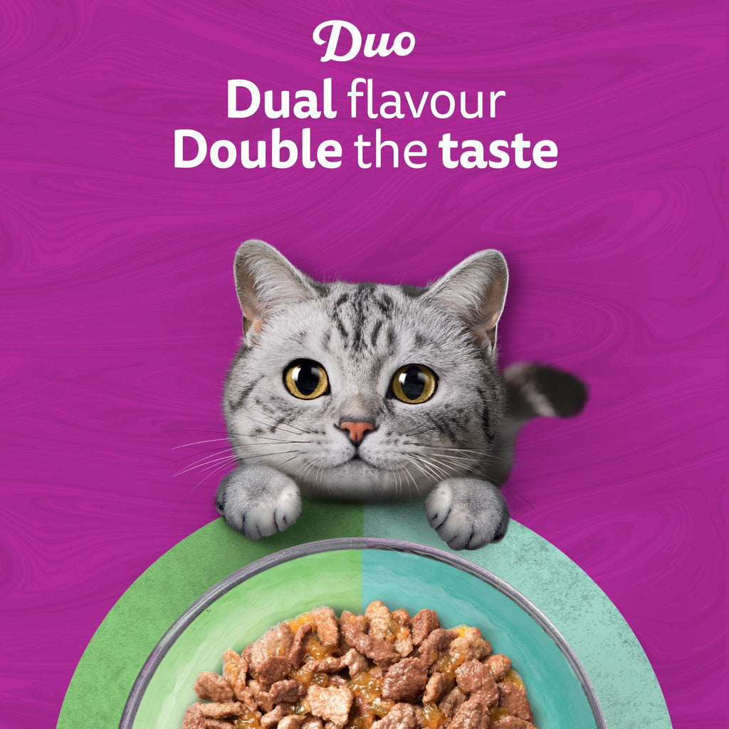 WHISKAS DUO Adult Wet Cat Food in Jelly 40x85g Surf & Turf