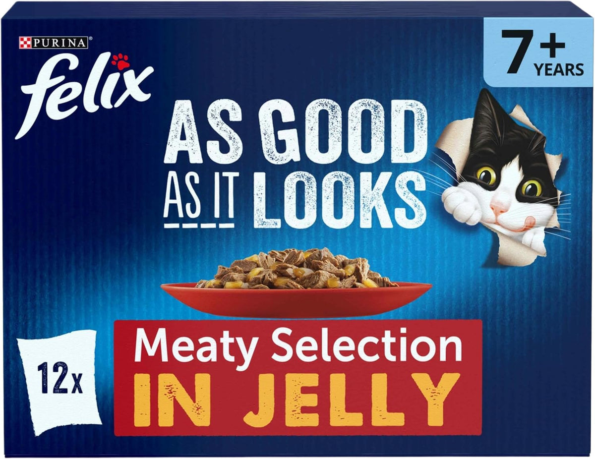 FELIX Doubly Delicious Countryside Selection in Jelly Wet Cat Food 40x85g