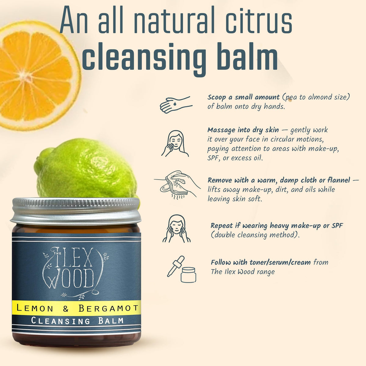 The Ilex Wood Rose & Frankincense Face Cream – Natural Moisturiser 60ml