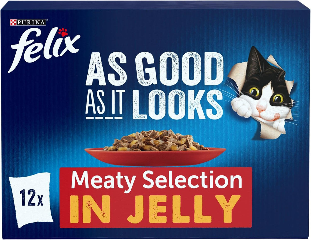 FELIX Doubly Delicious Countryside Selection in Jelly Wet Cat Food 40x85g