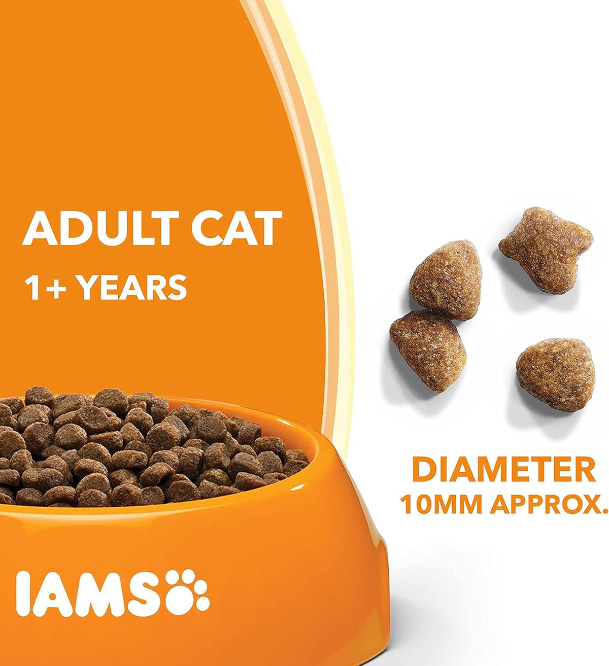 IAMS Adult Complete Dry Cat Food Chicken 3kg - Supports Strong Immune System