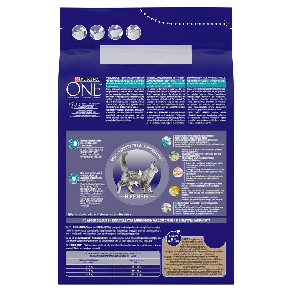 PURINA ONE Bifensis Adult Dry Cat Food Chicken 7.5kg Pack
