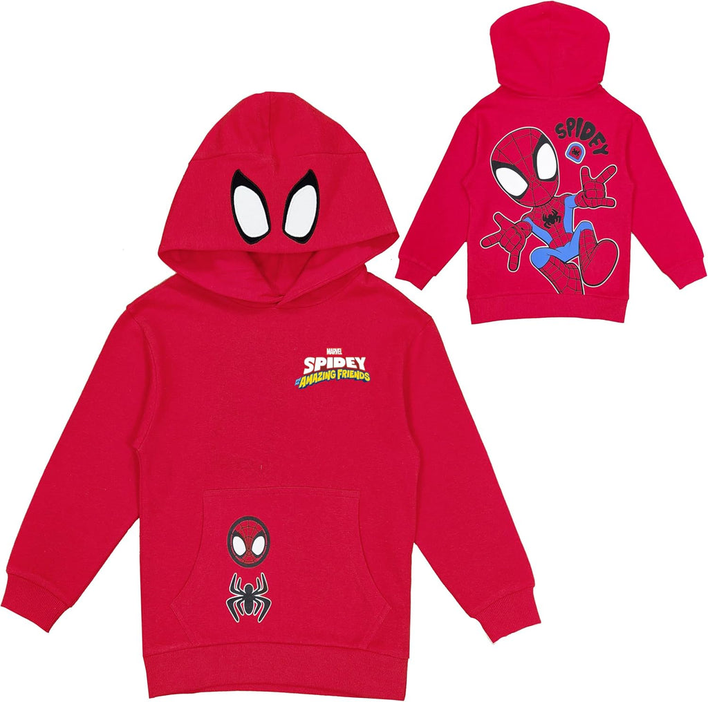 Marvel Spidey Boys Hoodie Personalised Spiderman Hoody with Initial