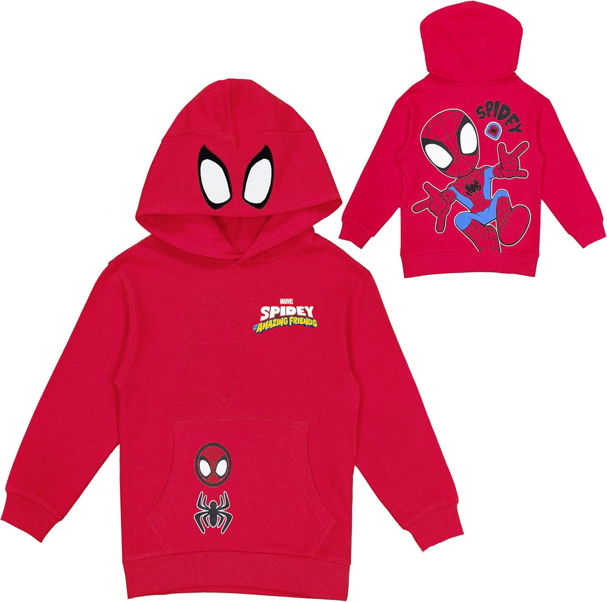 Marvel Spidey Boys Hoodie Personalised Spiderman Hoody with Initial