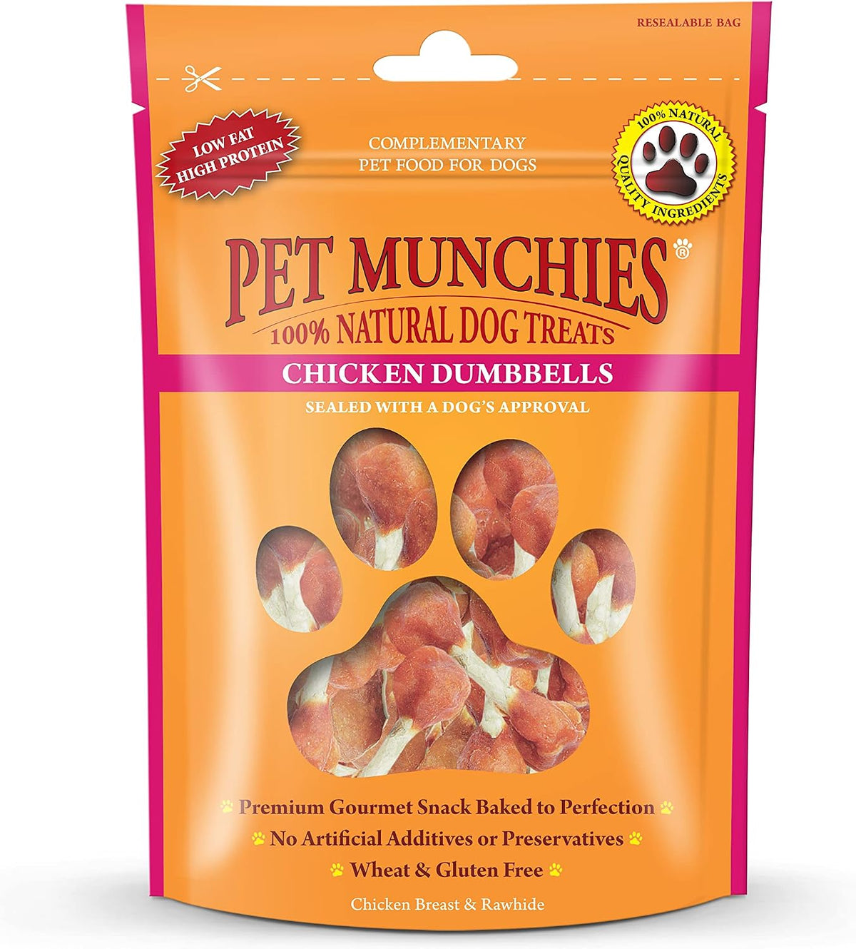 Pet Munchies Venison & Beef Liver Dog Training Treats, Grain Free Tasty Bites with Natural Real Meat, Low in Fat 50g