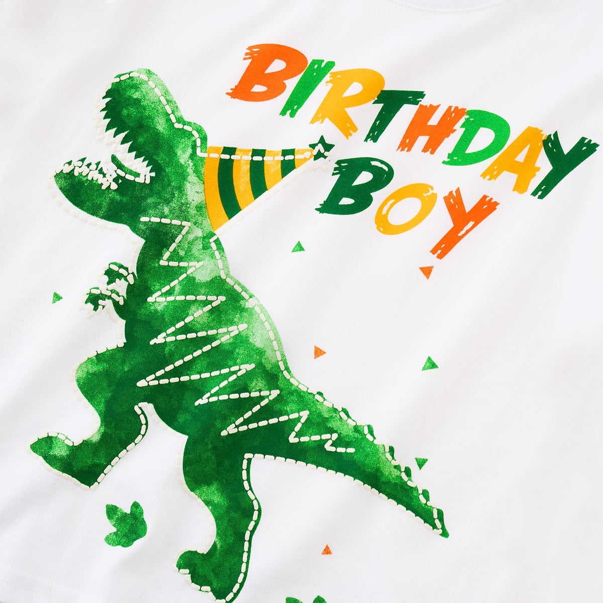 WAWSAM Birthday Boy T Shirt Baby B-Day Dino Party Shirts T Rex Top Tee Gift