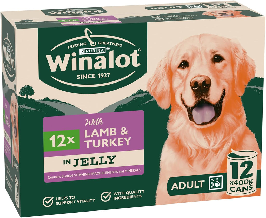 WINALOT Sunday Dinner Mixed in Gravy Wet Dog Food Pouches 40x100g