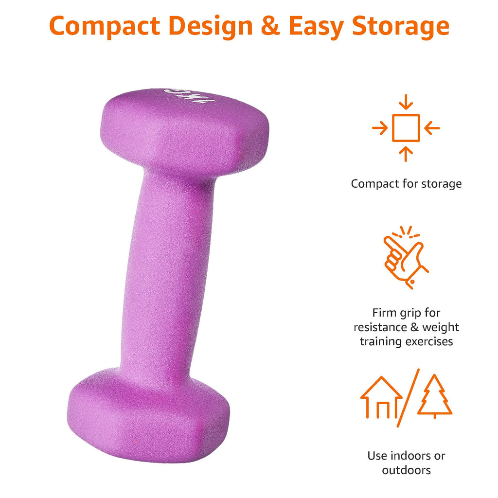 Amazon Basics Neoprene Dumbbell Pair