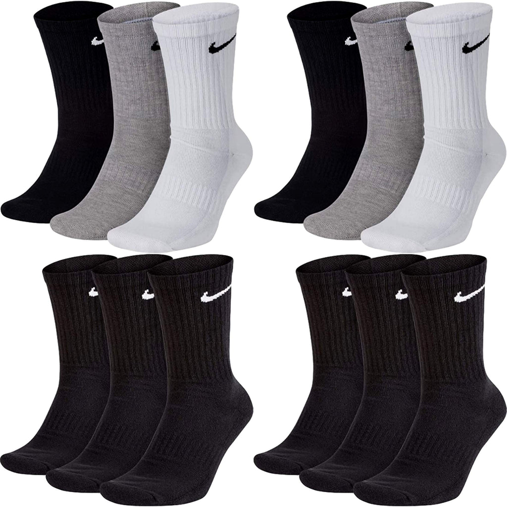NIKE Unisex U Nk Everyday Csh Crw 3pr 132 Socks