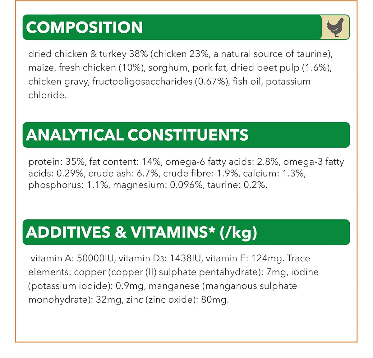 IAMS Adult Complete Dry Cat Food Chicken 3kg - Supports Strong Immune System