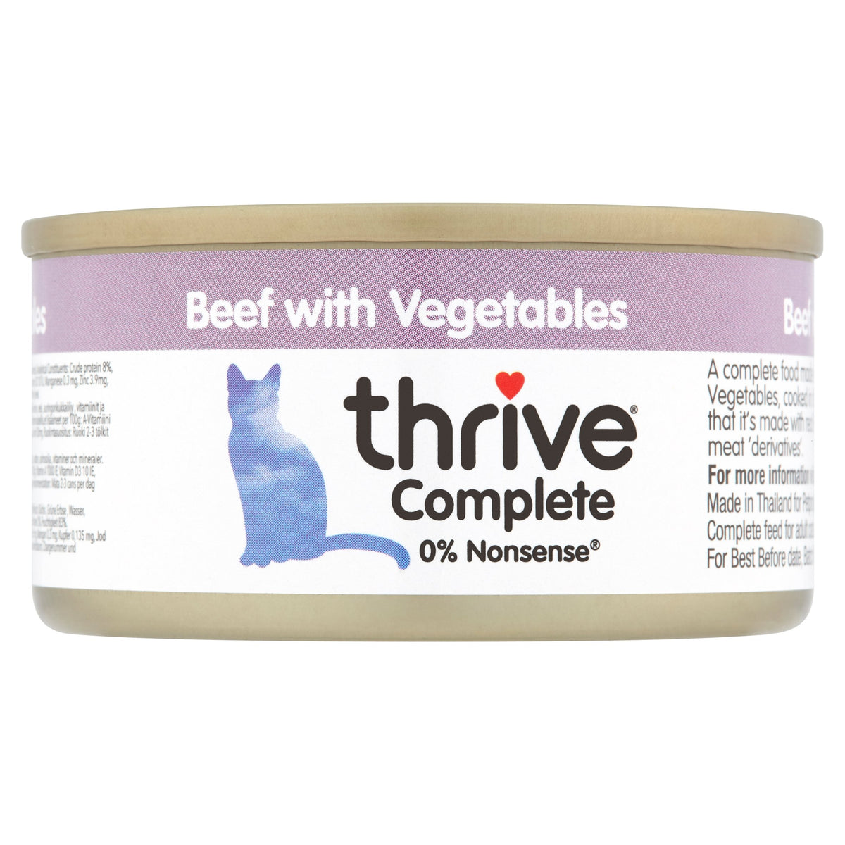 Thrive Complete Tuna with Salmon Wet Cat Food Cans – Adult & Senior – 6 x 75g