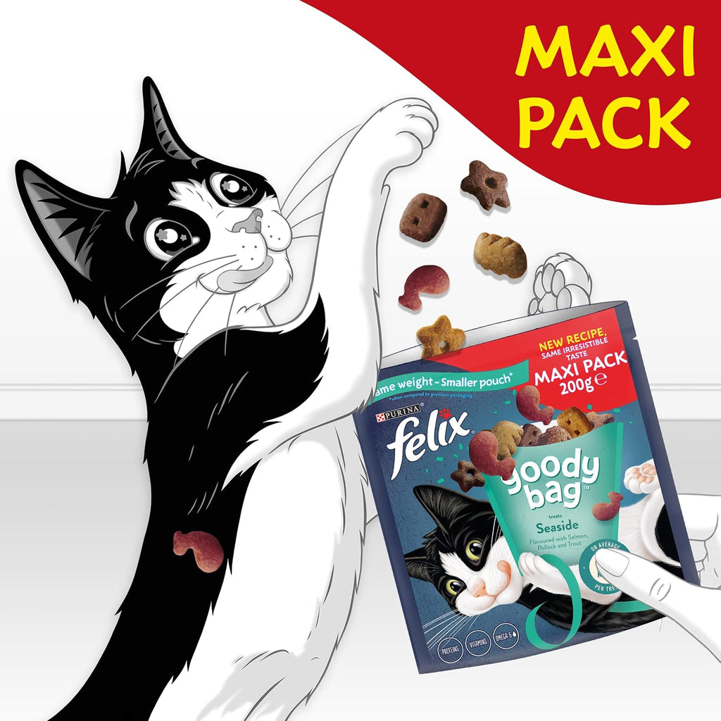 FELIX Soup Tender Strips Farm Selection Wet Cat Food 6x48g (Pack of 8)