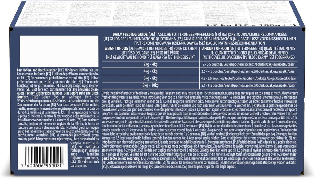 by Amazon Complete Wet Food for Adult Dogs, Meat Selection in Gravy, 4.8 kg (48 pouches of 100g)