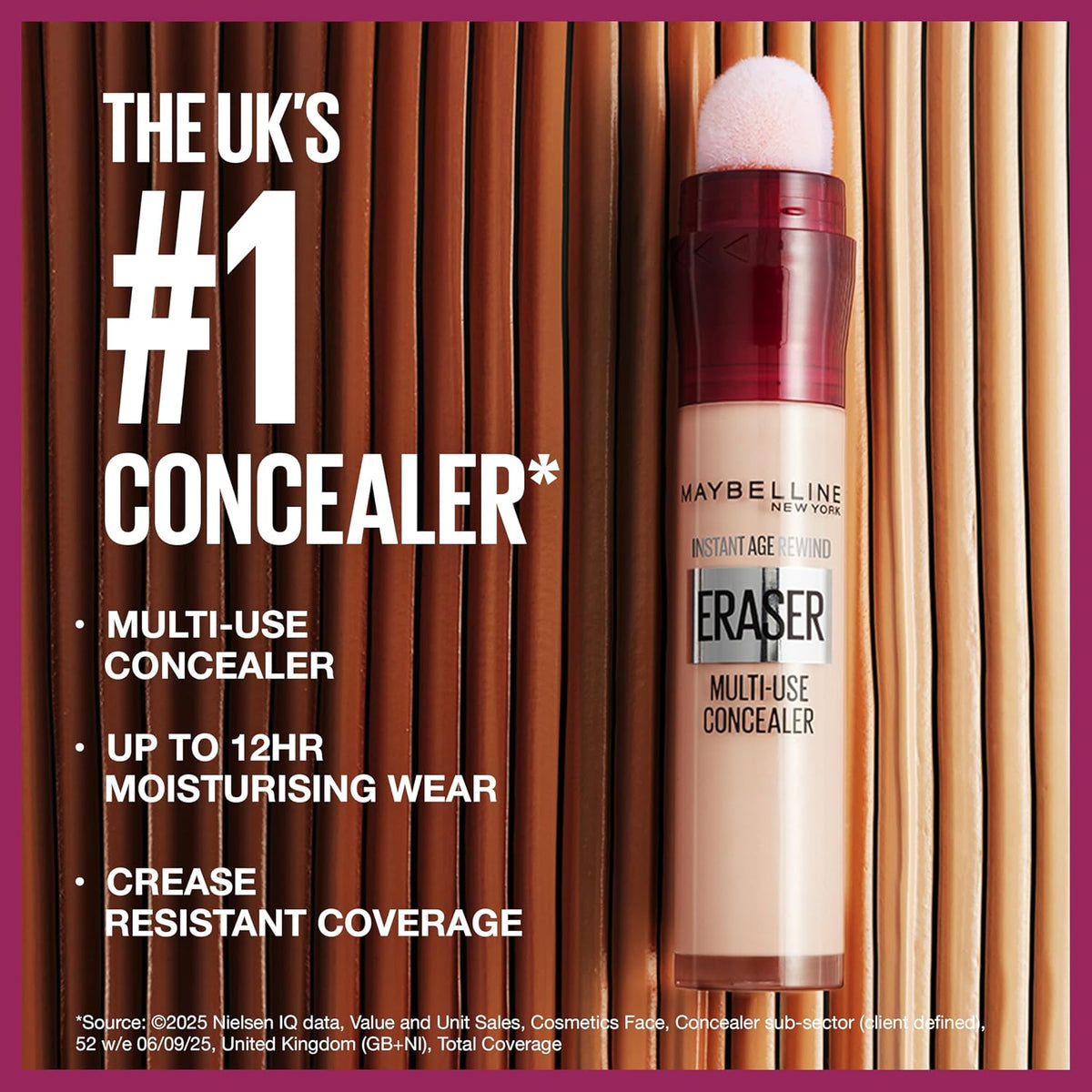 Maybelline Concealer Instant Anti Age Eraser Eye, For Dark Circles 01 Light