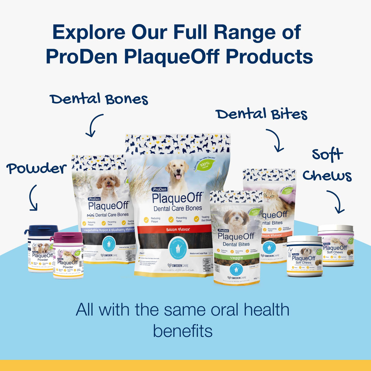 ProDen PlaqueOff 180g Powder for Dogs - VOHC Accepted 18-Month Supply