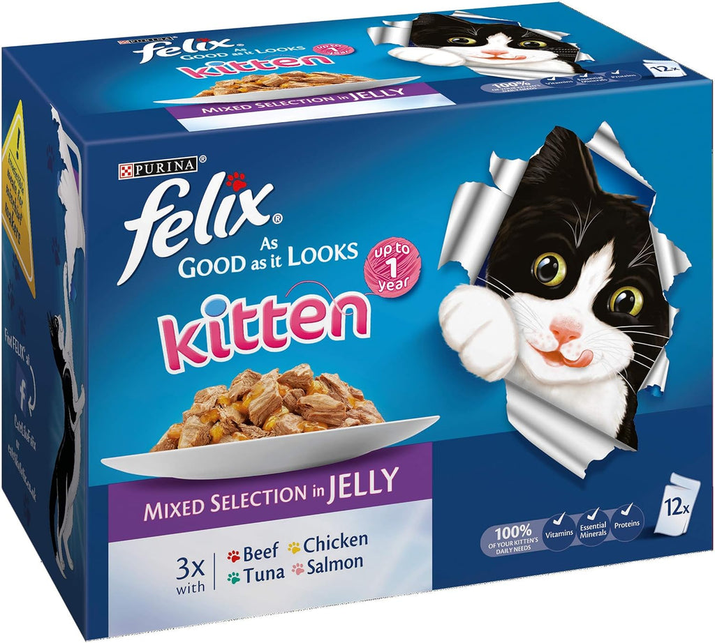 FELIX Doubly Delicious Countryside Selection in Jelly Wet Cat Food 40x85g