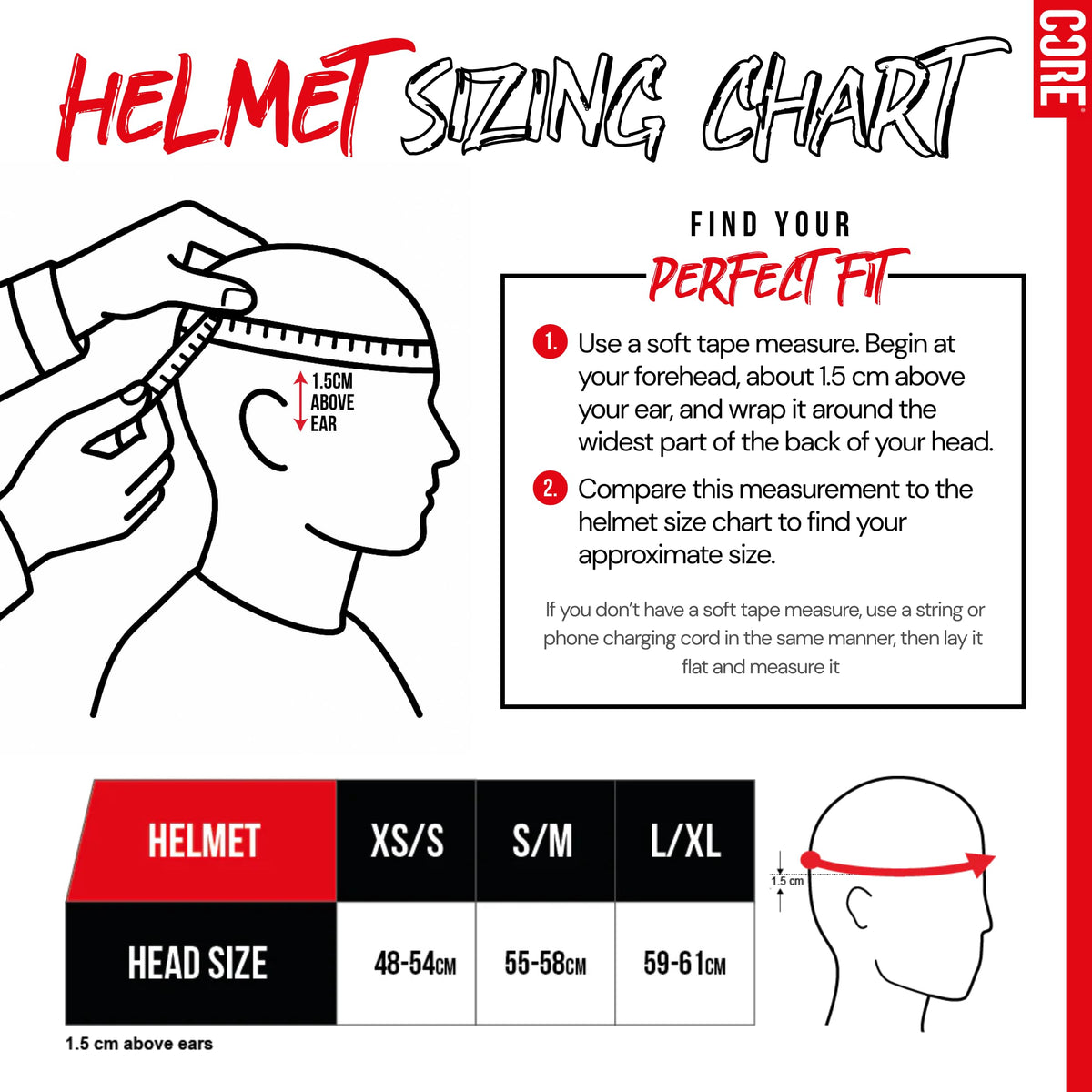 CORE Protection Helmet Skate/BMX/Bike/MTB/Roller Derby/Scooter