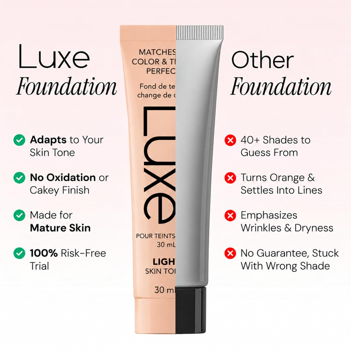 Luxe Color Changing Foundation – Medium